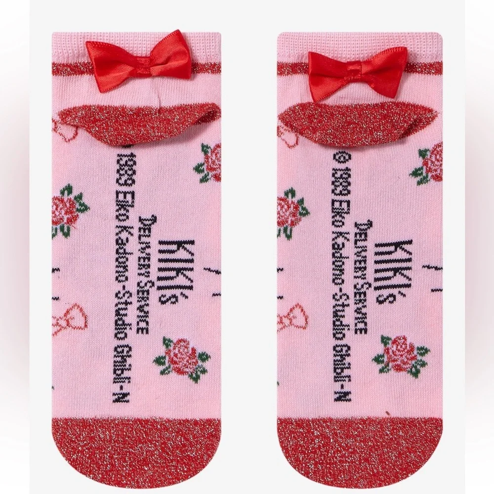 Studio Ghibli Kiki’s Delivery Service‎ Jiji Glitter No Show Socks Hot Topic